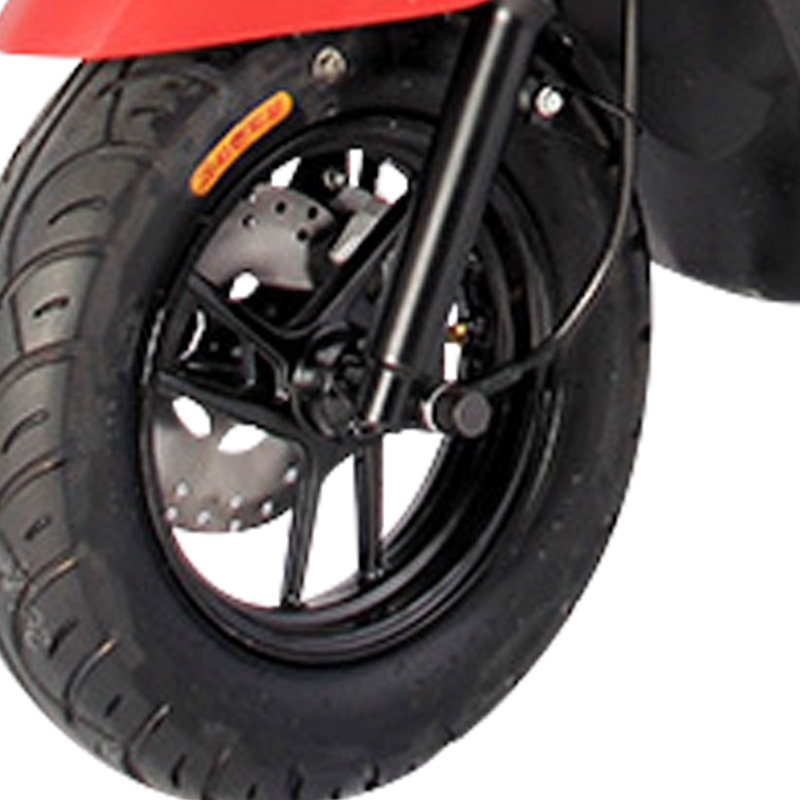 Scooter de 125 cc con faros combinados de cristal, modelo Qiaoge plateado