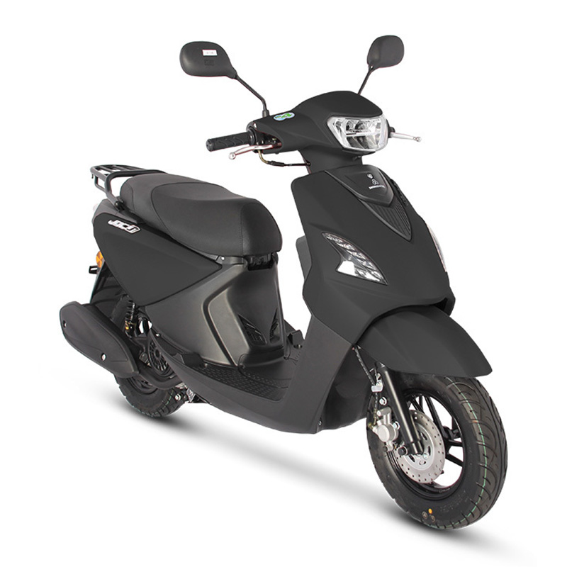 Scooter de 125 cc con faros combinados de cristal, modelo Qiaoge plateado