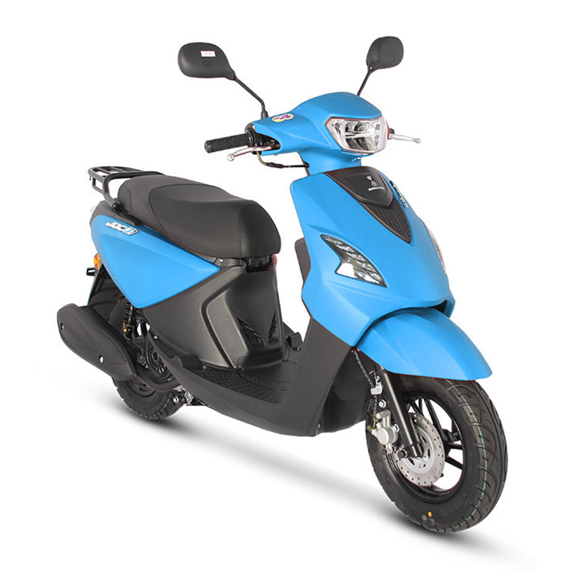 Scooter de 125 cc con faros combinados de cristal, modelo Qiaoge plateado