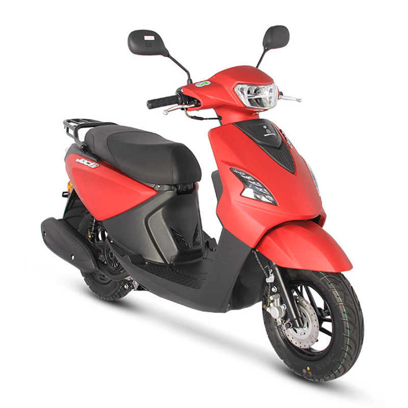 Scooter de 125 cc con faros combinados de cristal, modelo Qiaoge plateado